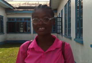 An adolescent girl in Liberia