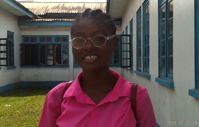 An adolescent girl in Liberia
