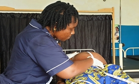 A Midwife at work