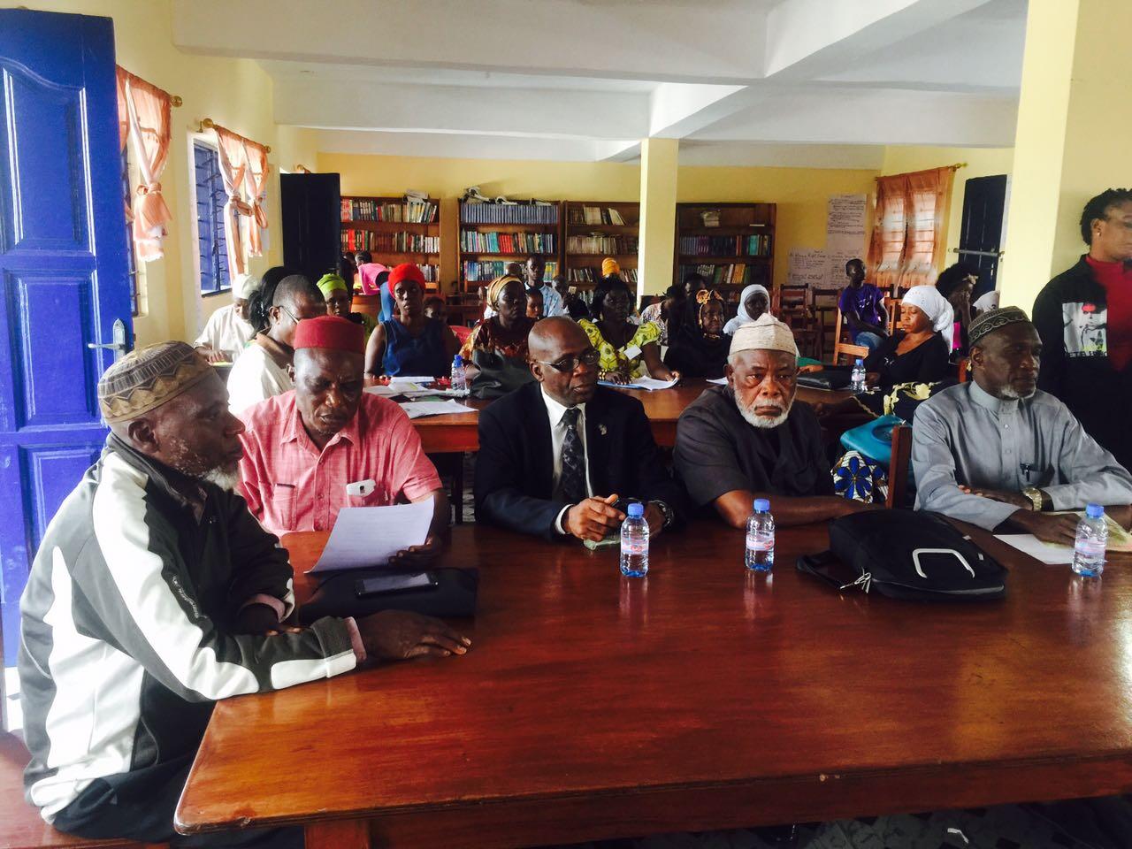 The 3-day dialogue was attended by executives of the Inter-religious Council of Liberia as well as representatives from the Council’s Women and Children wings