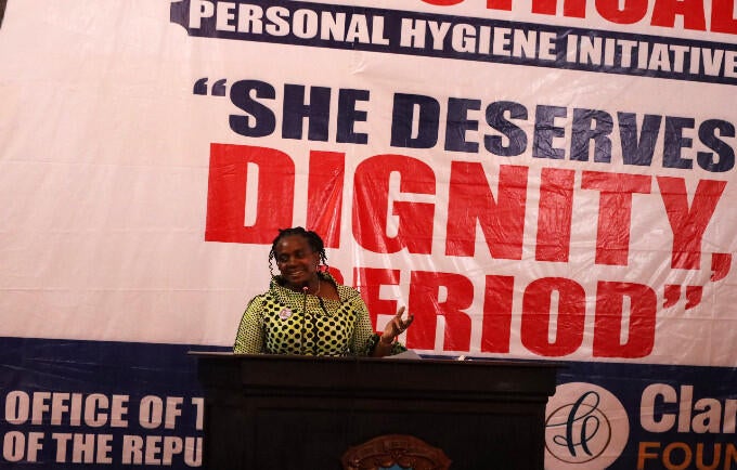 First Lady of Liberia, Madam Clar Marie Weah