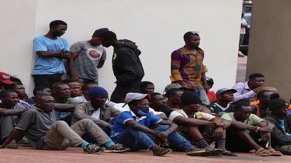 A group of At-Risk youth in Liberia