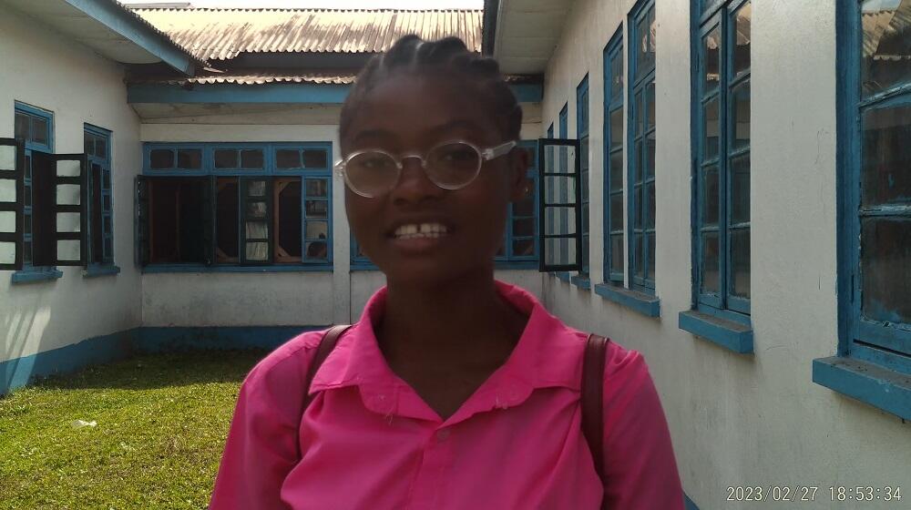 An adolescent girl in Liberia