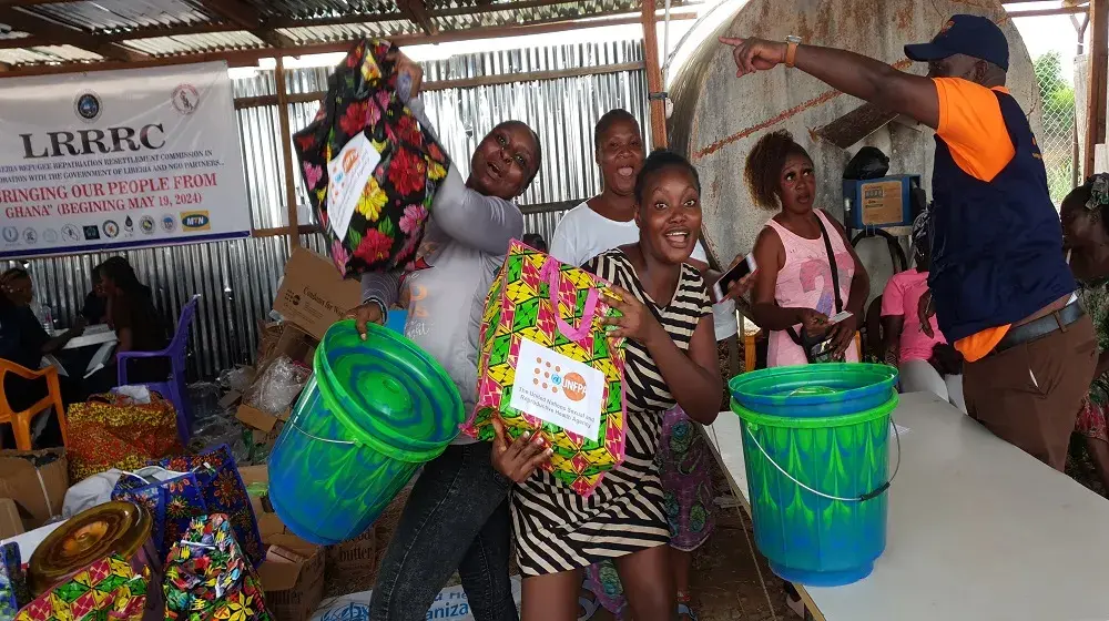 Dignity kits meet the hygiene needs of displaced women and girls