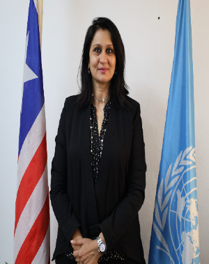 UNFPA Liberia Representative, Bidisha Pillai